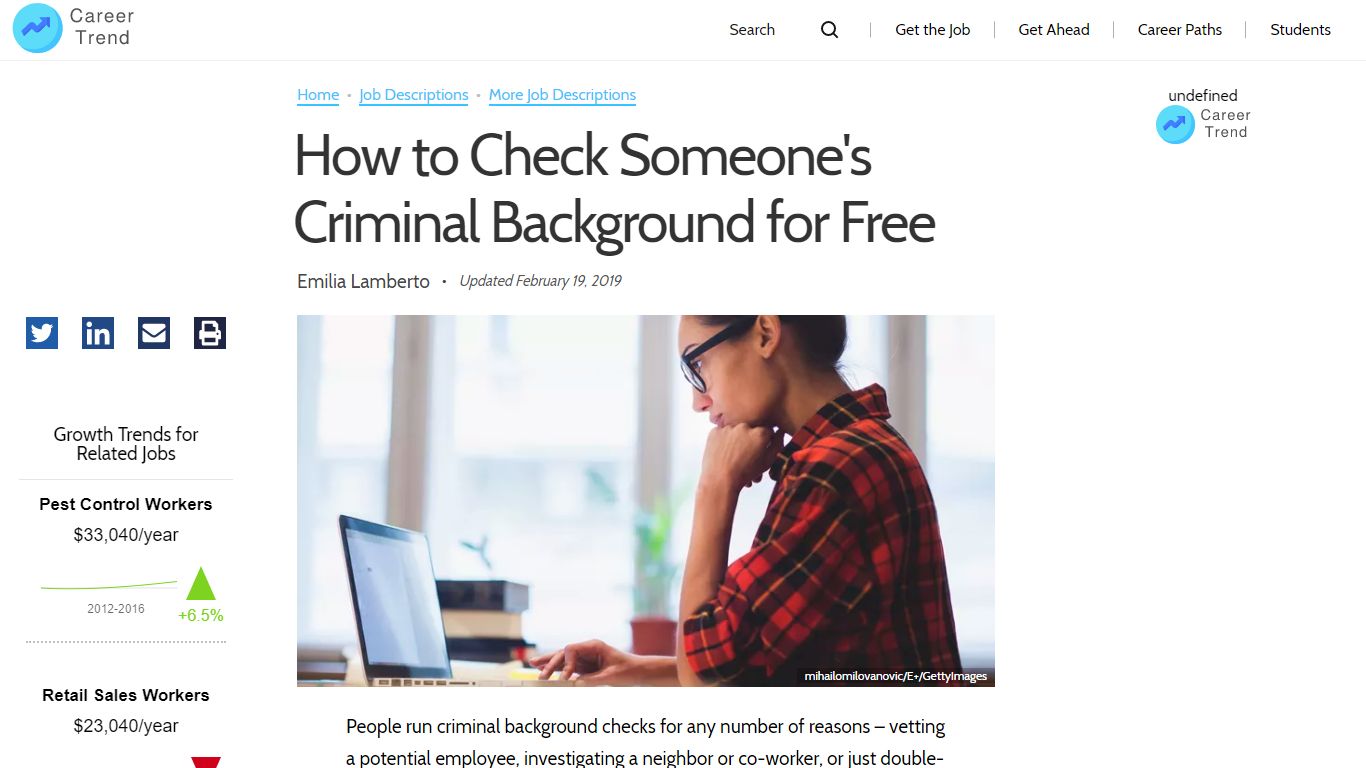 How to Check Someone's Criminal Background for Free